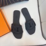 Hermes Aloha Sandal Black H201157Z 02350 - Image 8