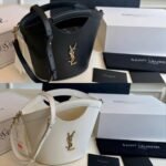 Saint Laurent Celia Mini Tote In Smooth Leather Black 20Cm 7910690U90W1000 - Image 8