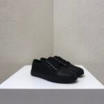 Gucci Women’S Leather Top Sneaker Black - Image 7