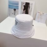 Prada Padded Renylon Bucket Hat White - Image 2