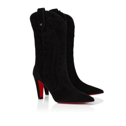 Christian Louboutin Santia Botta 85 Boots Black 3250414Bk01