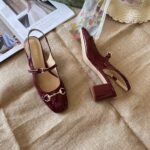 Gucci Women’s Horsebit Pump Red Leather 801893 Bnc80 6207 - Image 4