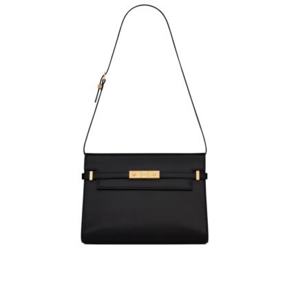 Saint Laurent Medium Manhattan In Box Black Gold 29Cm 5792710Sx0W1000
