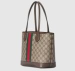 Gucci Ophidia Small Tote Bag Beige And Ebony Gg 25Cm 726762 2Aaay 9151 - Image 2