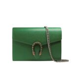 Gucci Women’S Dionysus Mini Chain Bag Green 20Cm 401231 Caogx 3120