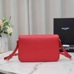 Saint Laurent Le Maillon Satchel In Smooth Leather Red - Image 7