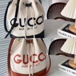 [Super Vip 1:1] Gucci Mini Shoulder Bag With Print Cotton Linen Canvas Brown 23Cm ‎777166 Facv3 8455 - Image 7