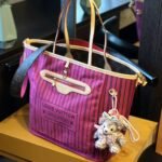 Louis Vuitton Neverfull Bandoulière Inside Out Monogram Rose Pondichery 33Cm M12257 - Image 3