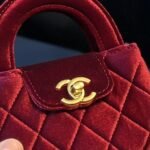 Chanel Velvet Nano Kelly Re Edition Red 13Cm - Image 4