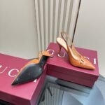 Gucci Women’s Horsebit Pump Gg Leather Light Brown 792065 Aaegj 2712 - Image 4