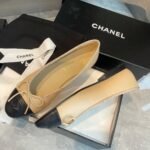 Chanel Ballerina Beige And Black G02819 X01000 C0204 - Image 6