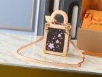 Louis Vuitton X Takashi Murakami Camera Box Bag Sakura Brown 17Cm M14173 - Image 4