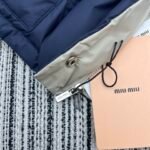 Miumiu Reversible Technical Ponge Down Jacket Blue Ml1320 17Op F0Oqu S Ooo - Image 6