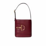 Gucci 73 Small Bucket Bag Rosso Ancora Red Smooth Leather 20Cm 833665 Aaec2 6207