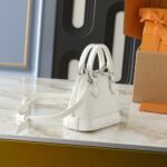 Louis Vuitton Nano Alma Bag White Quartz 18Cm M82411 - Image 7