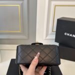 Chanel Classic Mini Crossbody Bag Black 16Cm - Image 6