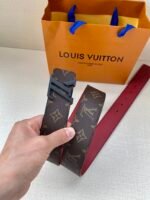 Louis Vuitton Lv Initiales Reversible Monogram Belt 4Cm - Image 2