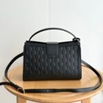 Gucci Padlock Medium Top Handle Bag Black 25Cm 838992 Aafdv 1000 - Image 4