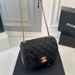 Chanel Classic Mini Crossbody Bag Black 16Cm - Image 9