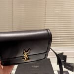 Saint Laurent Solferino Medium Satchel In Box Leather Lining Black 23Cm 6343050Sx0W1000 - Image 6