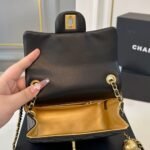 Chanel Classic Mini Crossbody Bag Black 16Cm - Image 7