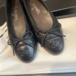 Chanel Ballerina Black Leather G26250 X01725 94305 - Image 7