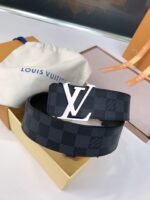 Louis Vuitton Lv Ceinture Initiales Reversible Silver 4Cm - Image 7