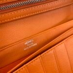 Hermes Bearn Wallet Orange 17Cm H039785Ck93 - Image 6
