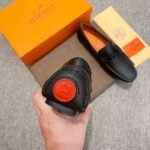 Hermes Alessandro Loafer Black H201434Zh02415 - Image 9