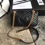Gucci Marmont Matelassé Mini Bag 446744 Dtdit 1000 - Image 2