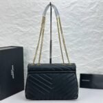 Saint Laurent Loulou Large In Matelassé Black 32Cm 803541Aaeax1000 - Image 3