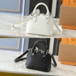 Louis Vuitton Nano Alma Bag White Quartz 18Cm M82411 - Image 8