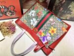 Gucci Ophidia Gg Flora Medium Tote Red 44Cm - Image 9