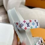 Louis Vuitton X Takashi Murakami Bom Dia Flat Comfort Mule White 1Agxtv - Image 7