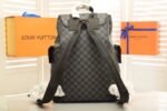 Louis Vuitton Christopher Mm Backpack Damier Graphite Canvas Black 44Cm N41379 - Image 4