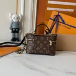 Louis Vuitton Vanity Chain Pouch Monogram Reverse Canvas Brown 19Cm M47125 - Image 3