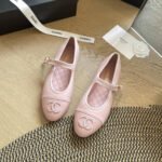Chanel Mary Jane Ballet Flat Ligh Pink - Image 2