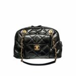 Chanel Bowling Bag Black 34Cm