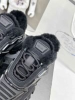 Prada Cloudbust Thunder Technical Fabric Sneakers Black - Image 6