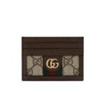 Gucci Ophidia Card Case Dark Brown 9Cm