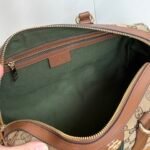 Gucci Vanity Medium Top Handle Bag Beige And Brown GG Canvas 27Cm ‎857799 FAFUF 9870 - Image 9