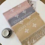 Louis Vuitton Lv Essential Scarf Beige M77728 - Image 5
