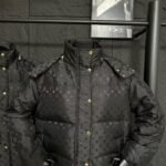 Louis Vuitton Monogram Puffer Jacket Black 1Agaem - Image 6
