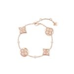 Louis Vuitton Color Blossom Bb Bracelet Gold With Crystals Q95650