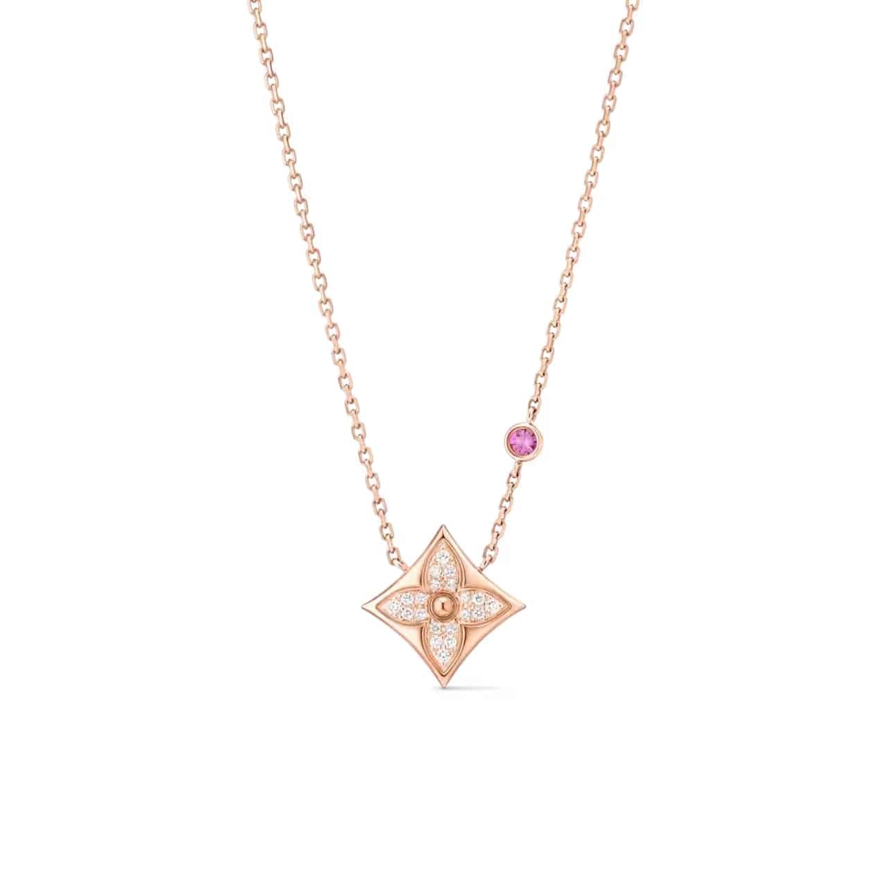 99-3-3 Louis Vuitton Color Blossom Qixi Limited Edition Bb Star Pendant Q03274 - Image 1