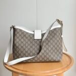 Gucci Padlock Gg Medium Shoulder Bag White 29Cm - Image 5
