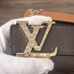 Louis Vuitton Lv Initiales Belt Brown 38Mm - Image 2
