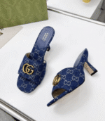 Gucci Women’S Gg Denim Sandals - Image 5