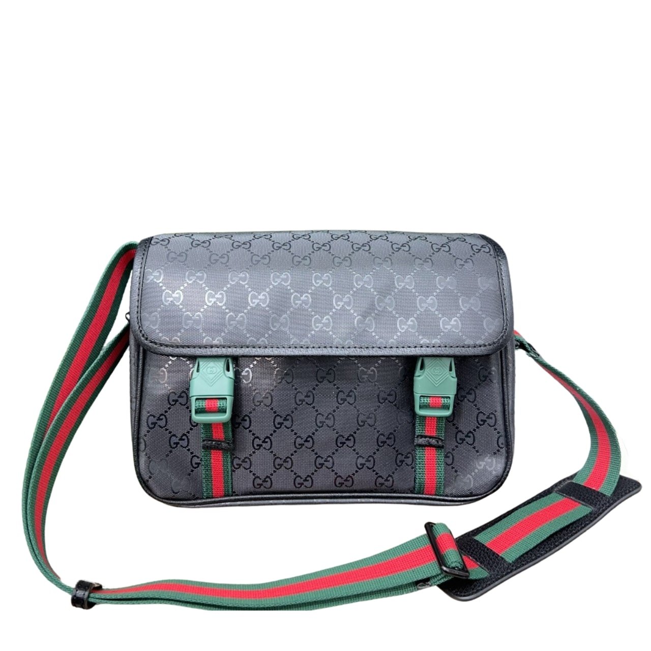 Anh-thumbnail-12-3 Gucci Gg Supreme Canvas Small Messenger Bag Black 23Cm - Image 1