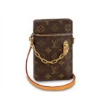 Louis Vuitton Phone Box Monogram Legacy Brown 18Cm M44914